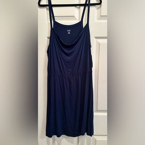 a.n.a. XL Navy Blue Casual Dress